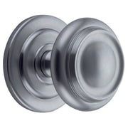 Sarlat Centre Door Knob, Brushed Chrome