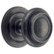 Sarlat Centre Door Knob, Distressed Nickel