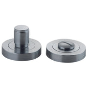 Berlin Privacy Turn Brushed Chrome Round