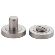 Berlin Privacy Turn Satin Nickel Round