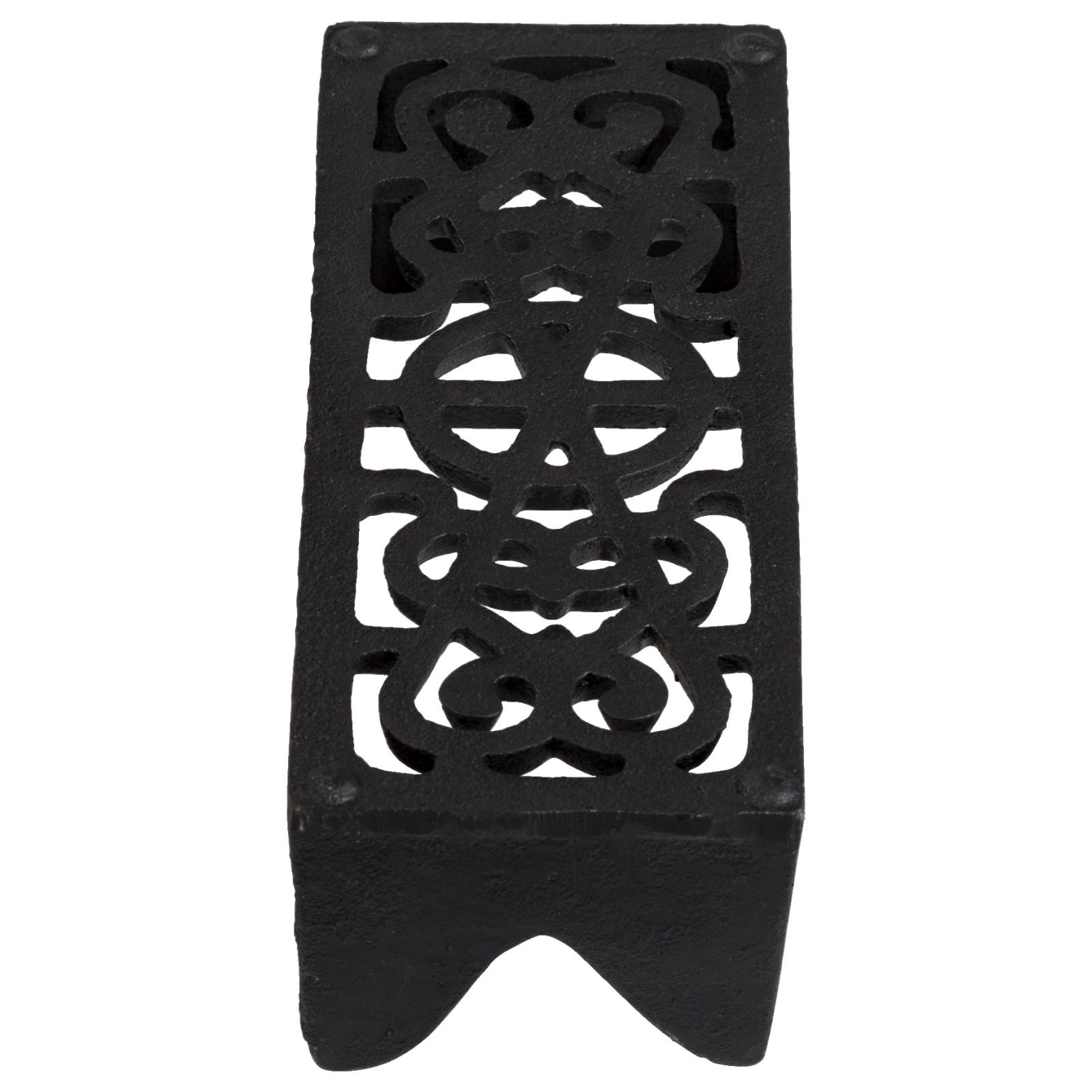 Cast Iron Single Brick Vent, Black