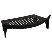 Hob 43cm x 25cmCurved  Cast Iron Grate, Black