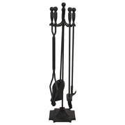 Albert 5 pcs Tall Fire Tools, Black