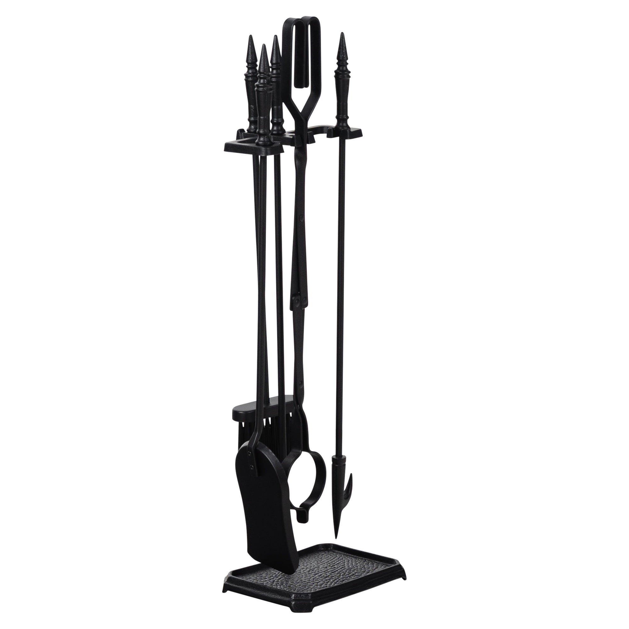 5 Piece Classic Firetool Set, Black