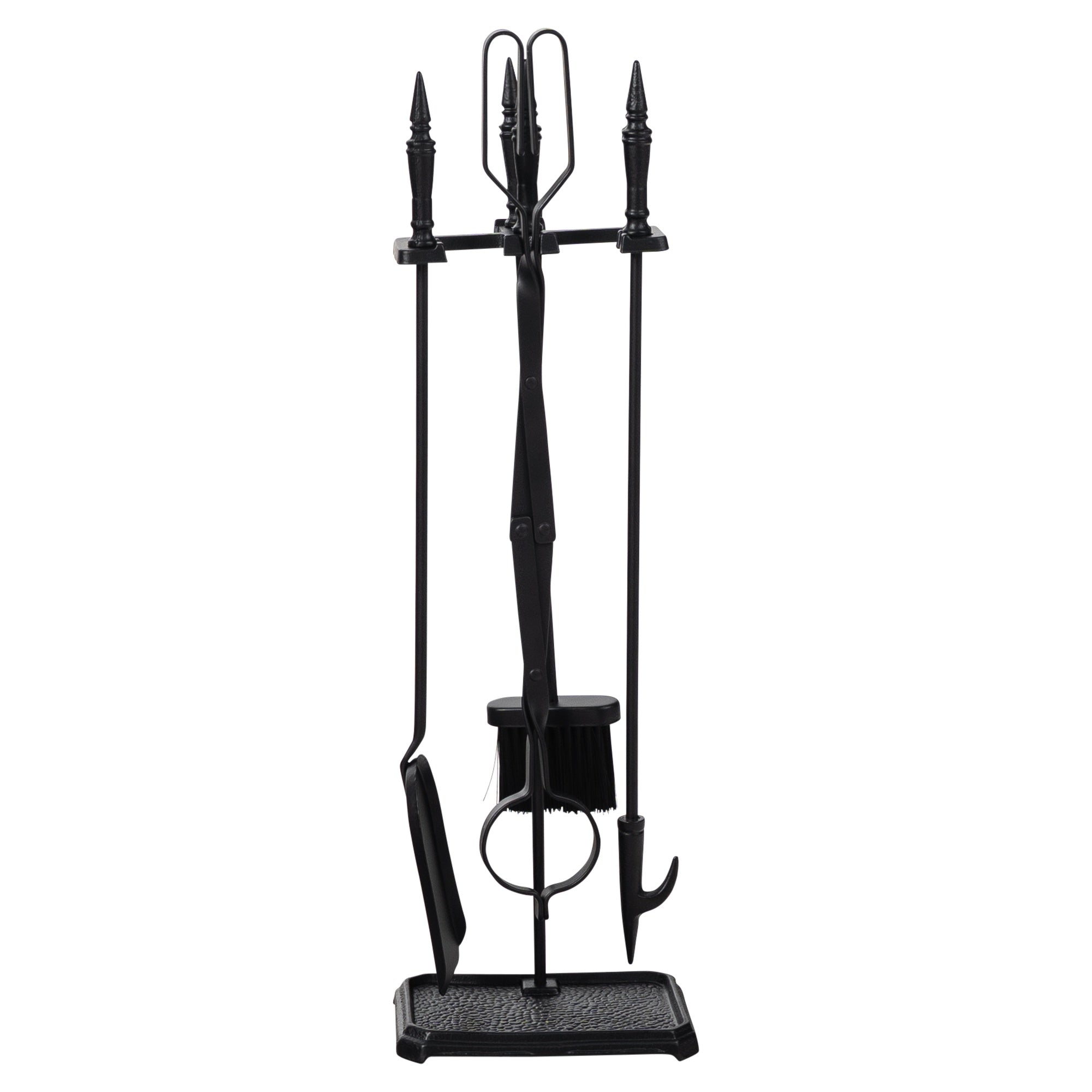 5 Piece Classic Firetool Set, Black