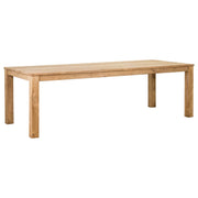 Darma Recycled Teak  250cm  Dining Table Natural & Rustic