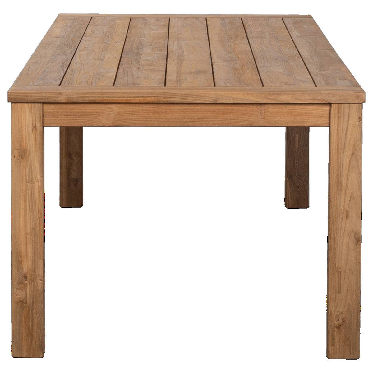 Darma Reclaimed Teak 250cm Exterior Dining Table, Natural