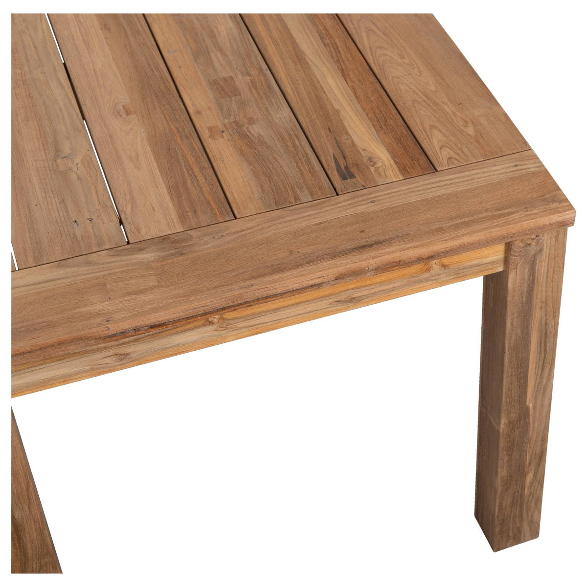 Darma Reclaimed Teak 250cm Exterior Dining Table, Natural