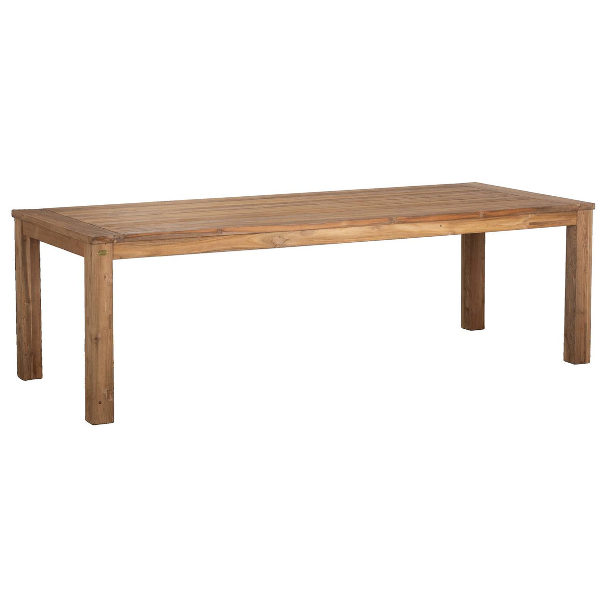 Darma Reclaimed Teak 250cm Exterior Dining Table, Natural