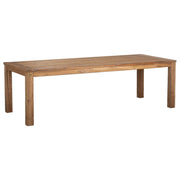 Darma Reclaimed Teak 250cm Exterior Dining Table, Natural