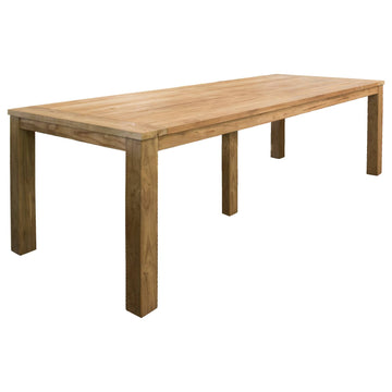 Darma Reclaimed Teak 300cm Exterior Dining Table Natural