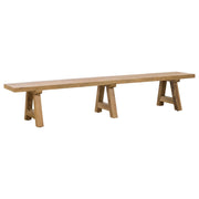 Navan 250cm Reclaimed Teak Bench, Raw