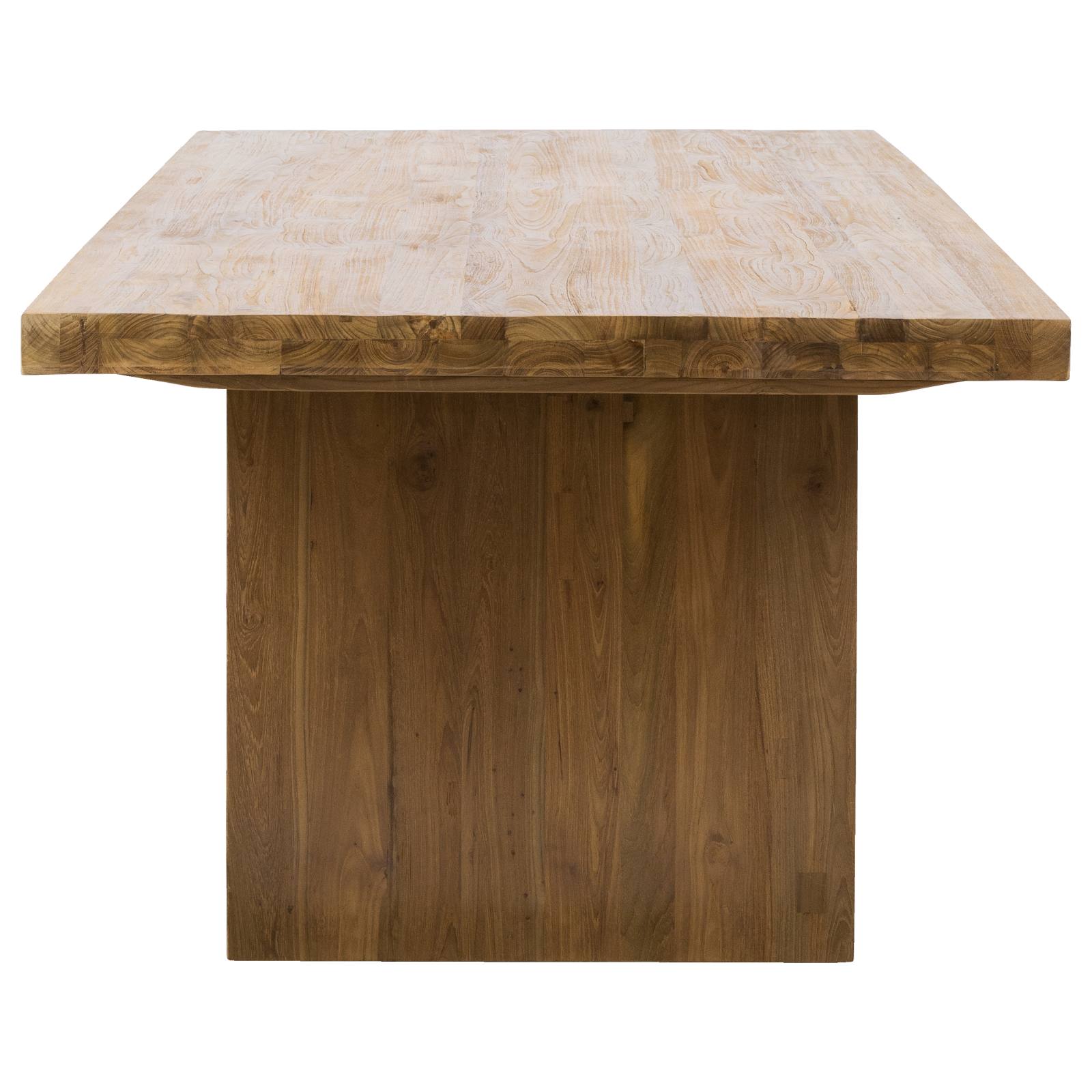 Ballina 250cm Recycled Teak Dining Table Natural