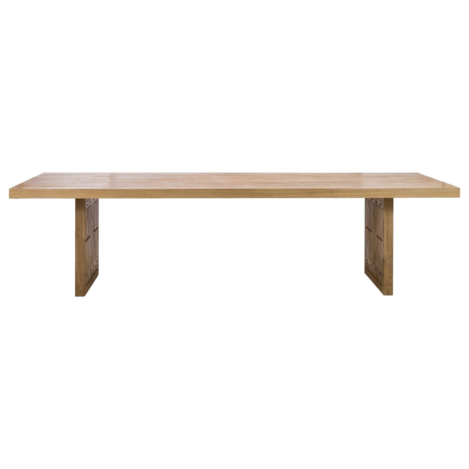 Ballina Recycled Teak 300cm Dining Table Natural