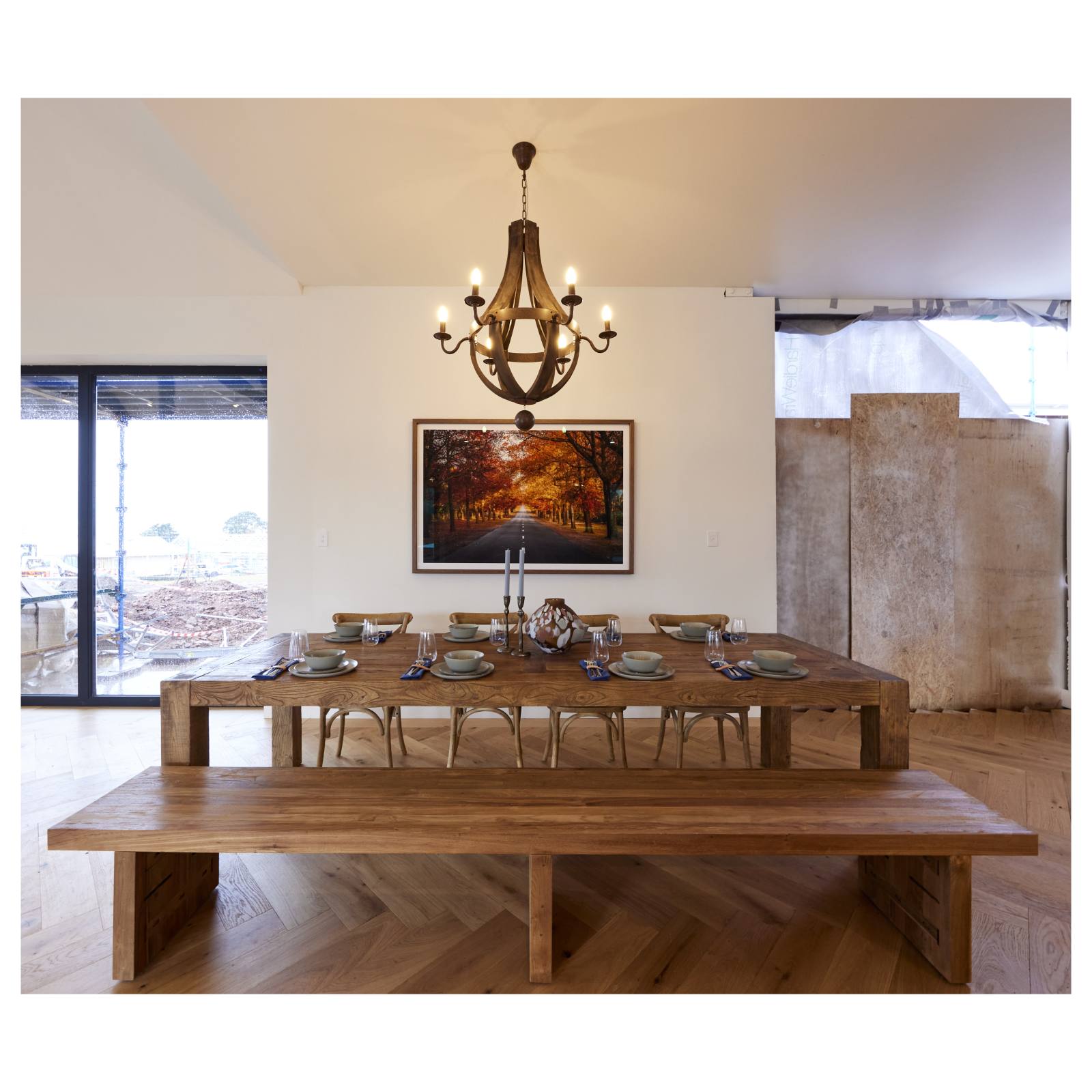 Ballina 300cm Interior Reclaimed Teak Bench