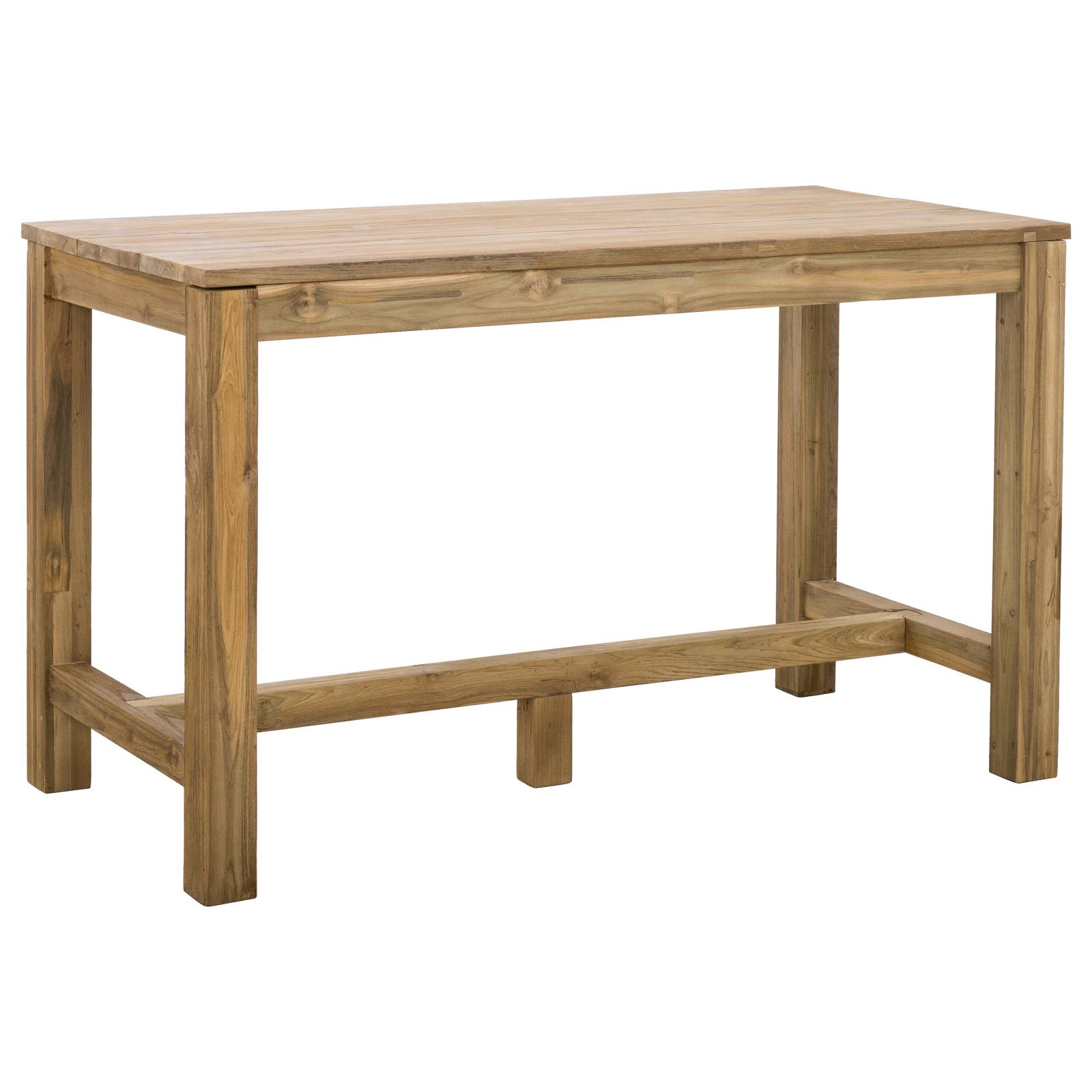 Camira 150cm Reclaimed Teak Bar Table, Natural
