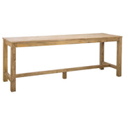 Camira 250cm Reclaimed Teak Bar Table, Natural