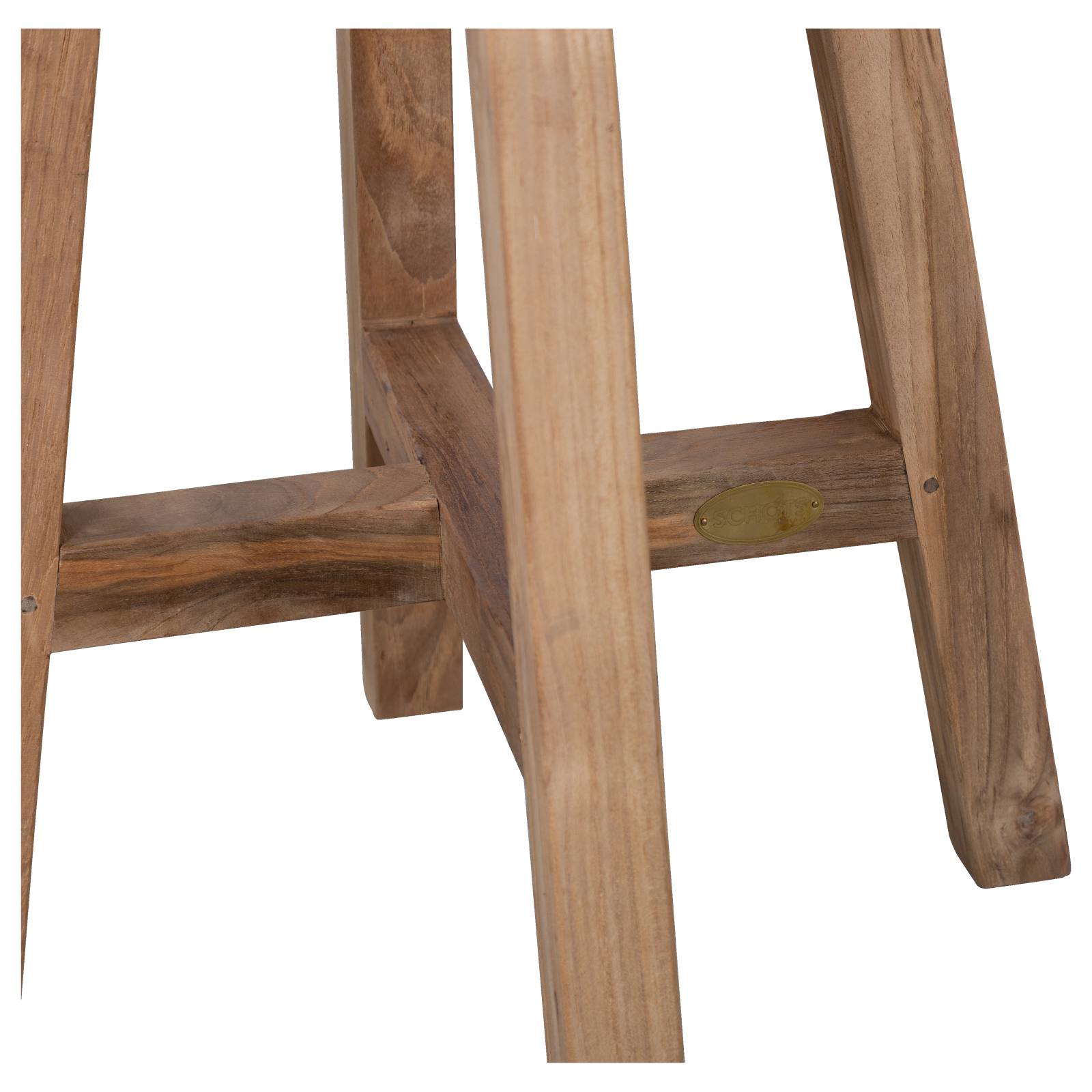 Gatos Recycled Teak Natural Counter Stool