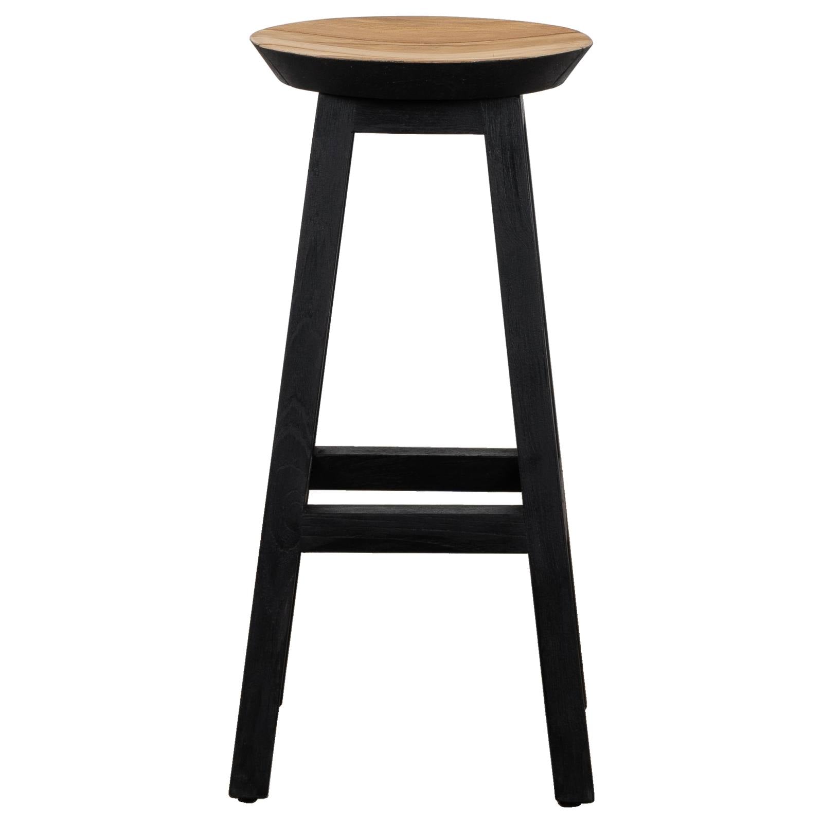 Jama 32x75cm Teak Bar Stool