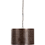 Meknes Iron Pendant 3 Light, Antique Gold