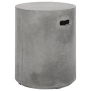 Babar Concrete Stool, Dark Grey