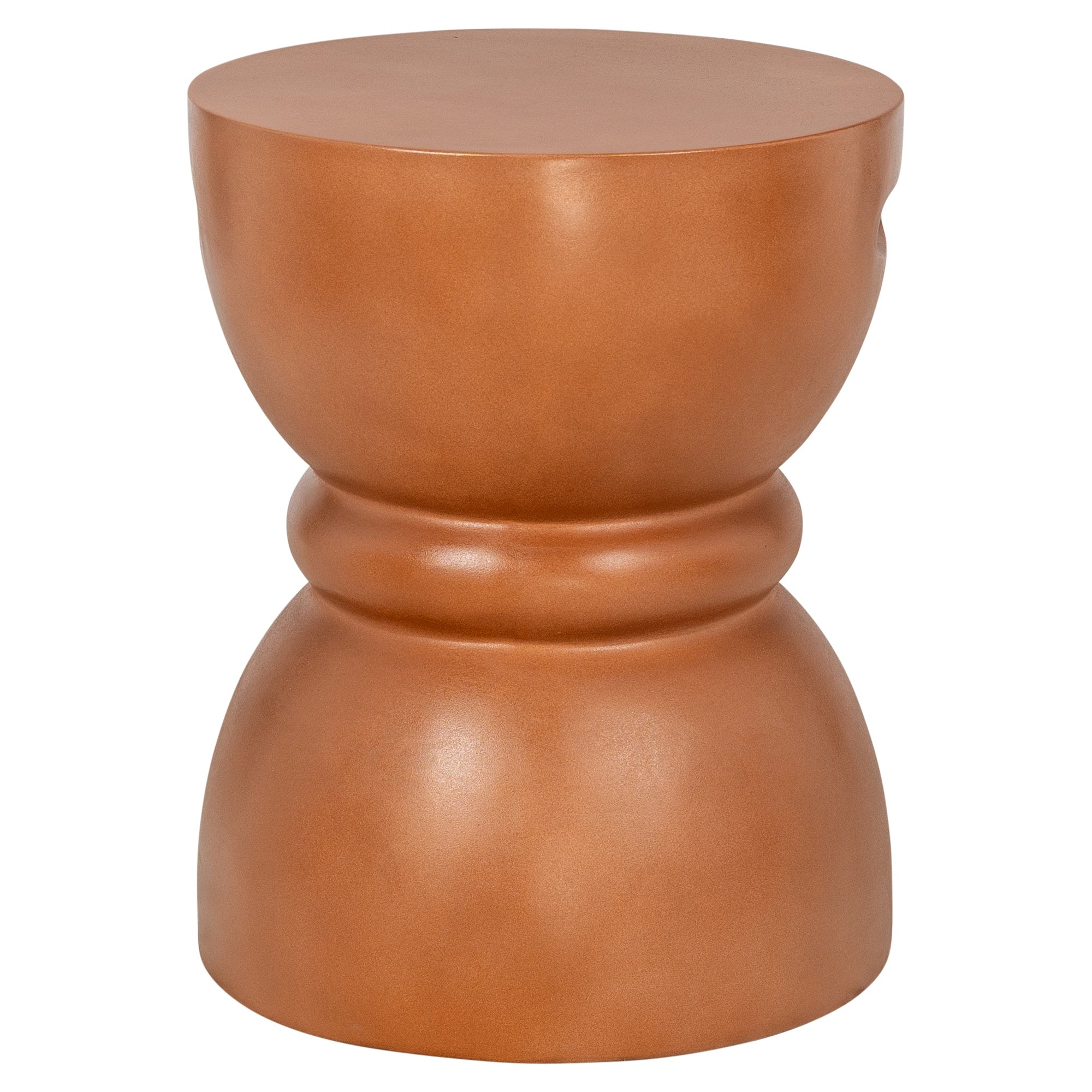 Chess Concrete Stool, Terracotta