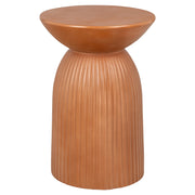 Monolith Concrete Side Table, Terracotta