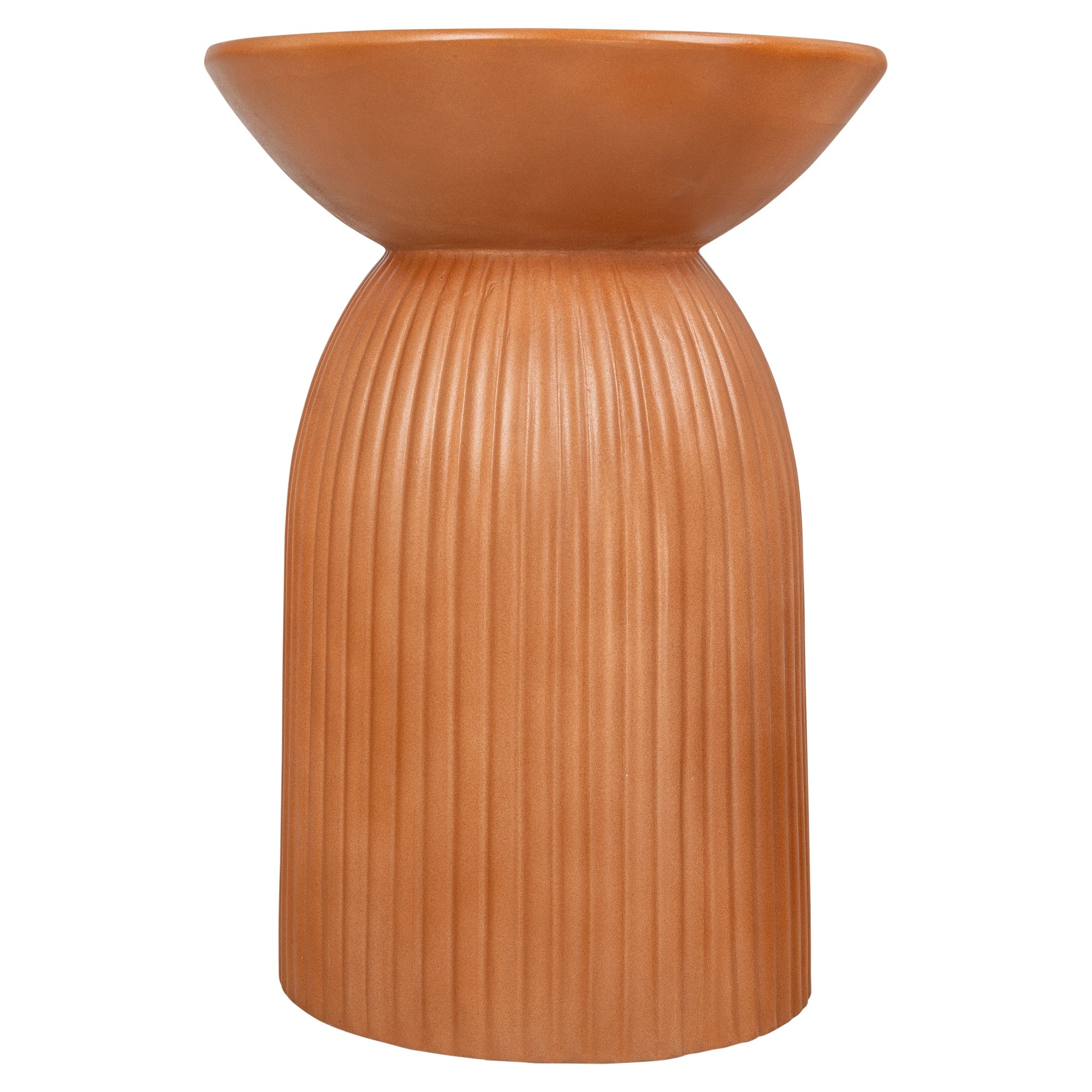 Monolith Concrete Side Table, Terracotta