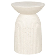 Monolith Concrete Side Table, Terrazzo