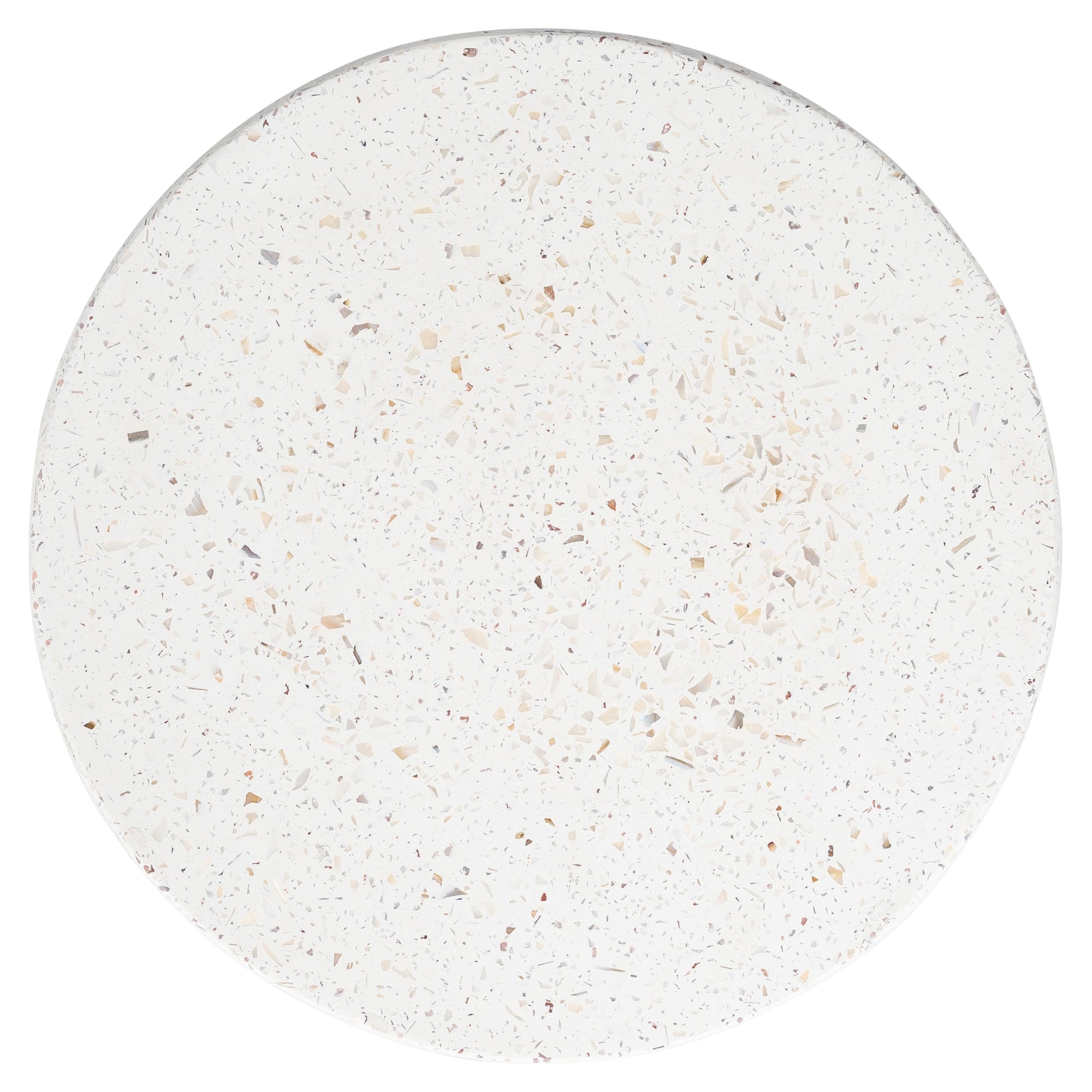 Monolith Concrete Side Table, Terrazzo