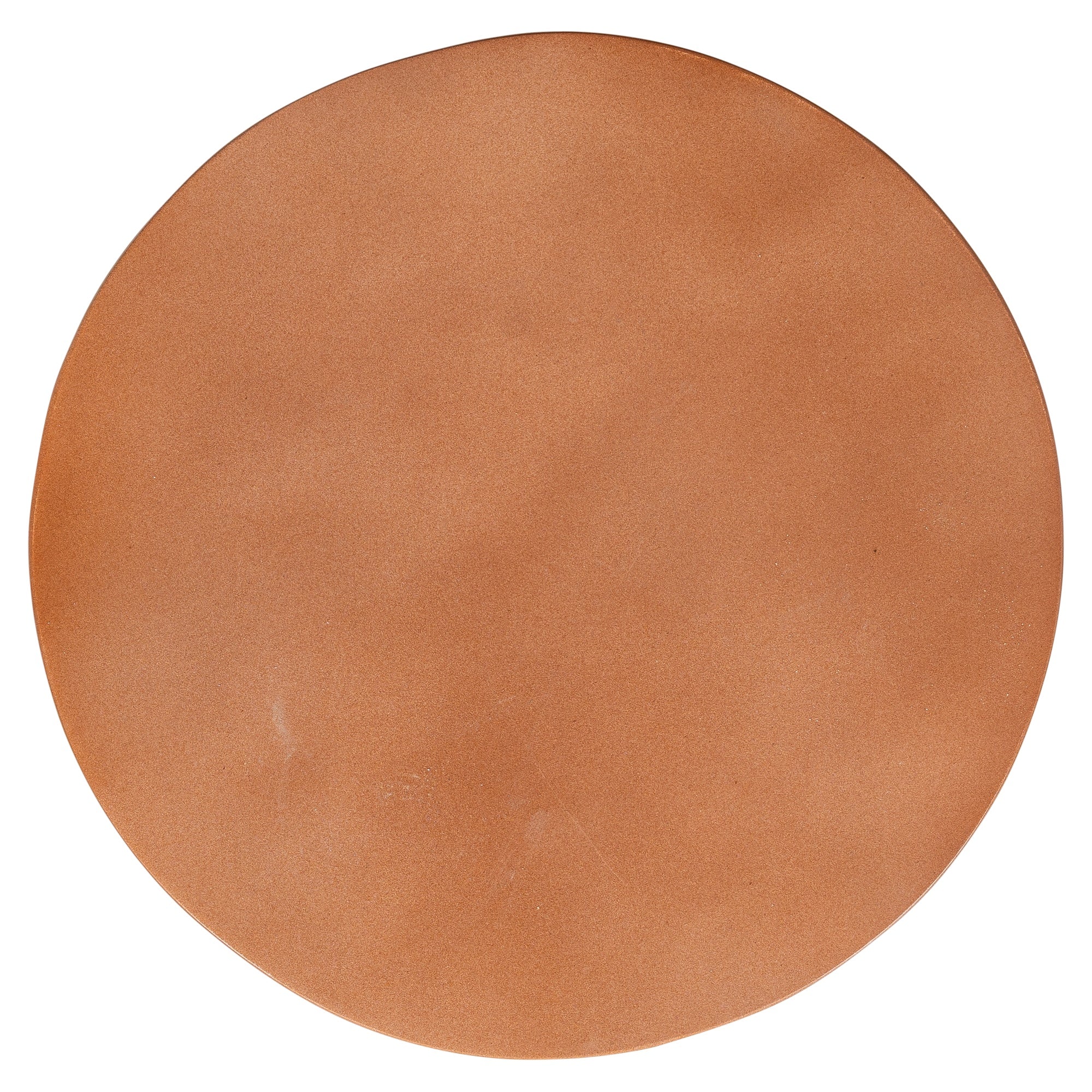 Ripple Concrete Side Table, Terracotta