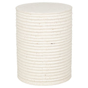 Ripple Concrete Side Table, Terrazzo