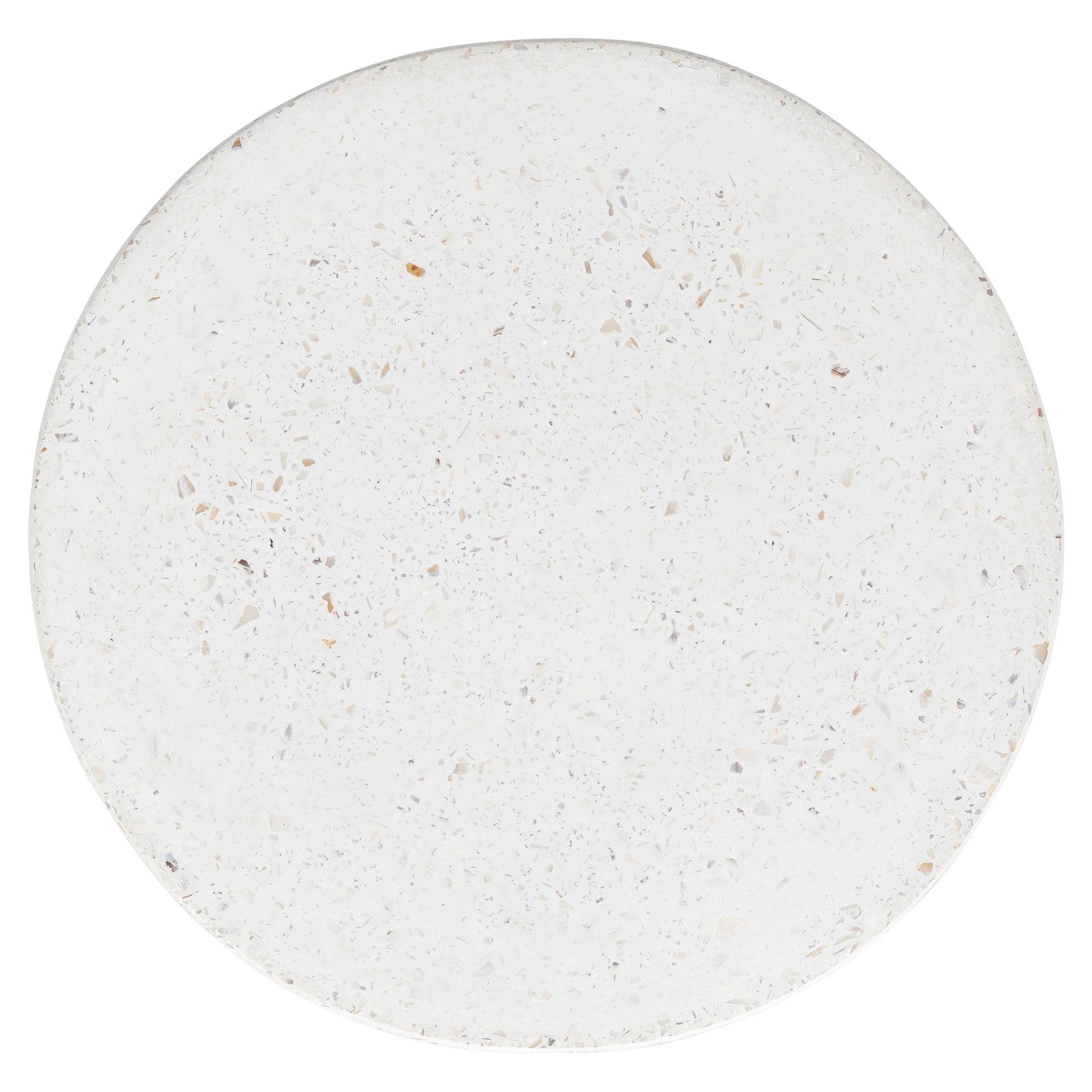 Ripple Concrete Side Table, Terrazzo