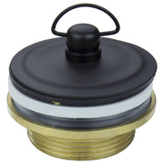 Black 32/40mm Universal Basin Waste with Traditional Plug