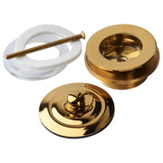 Gold 32/40mm Universal Basin Waste with Traditional Plug