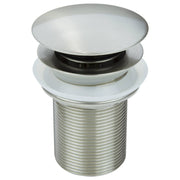 Click Clack Bath Waste, Brushed Nickel