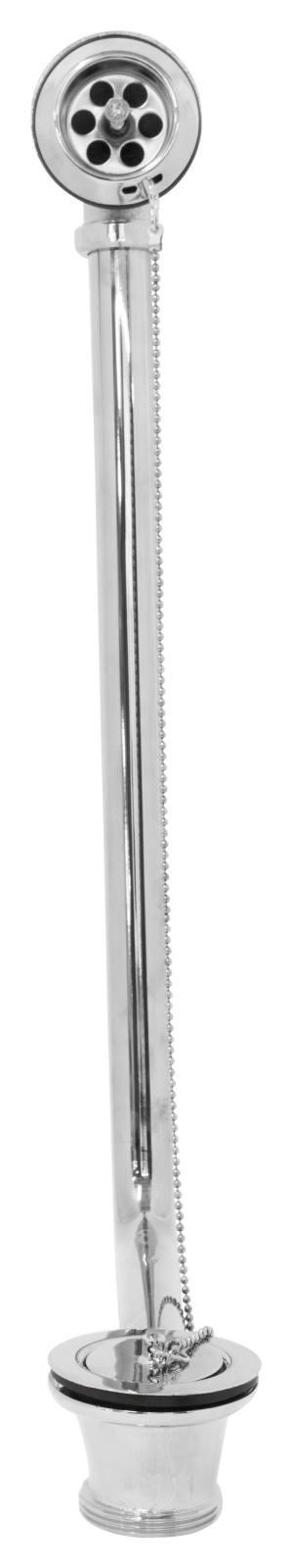 Exposed Metal Overflow Kit, Chrome