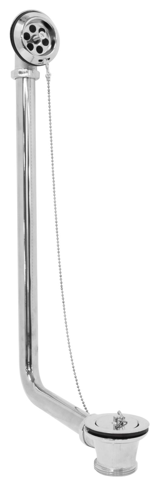 Exposed Metal Overflow Kit, Chrome