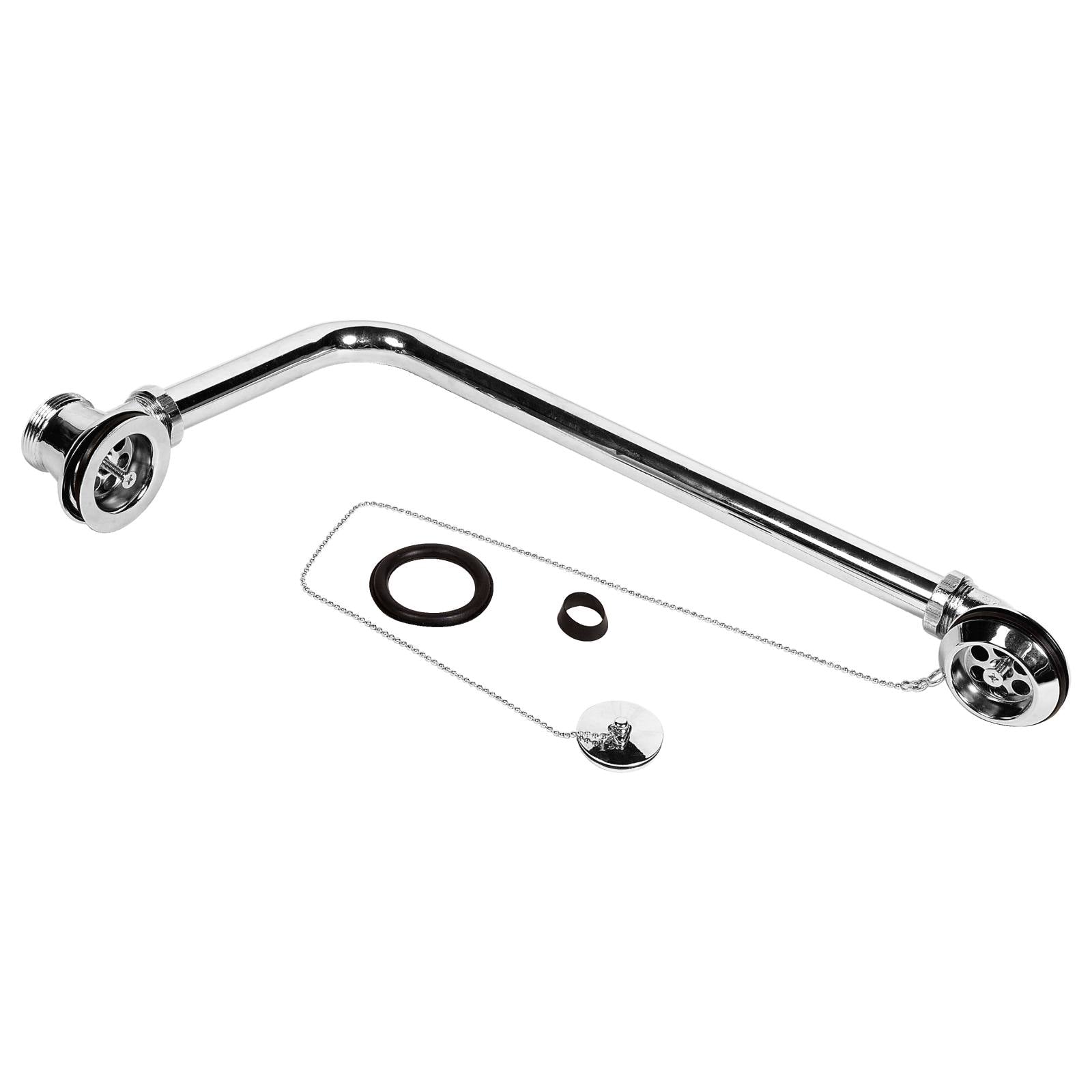 Exposed Metal Overflow Kit, Chrome