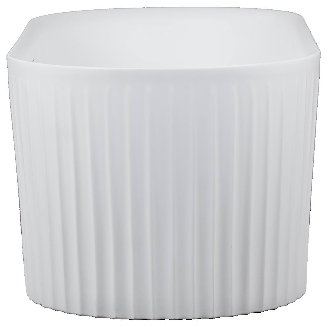 Rama Acrylic Bath Fluted 170x78x61cm Matte White