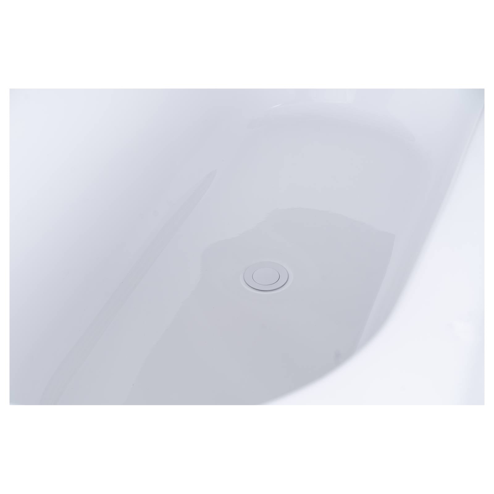 Lamore 1500mm White Back to Wall Bath