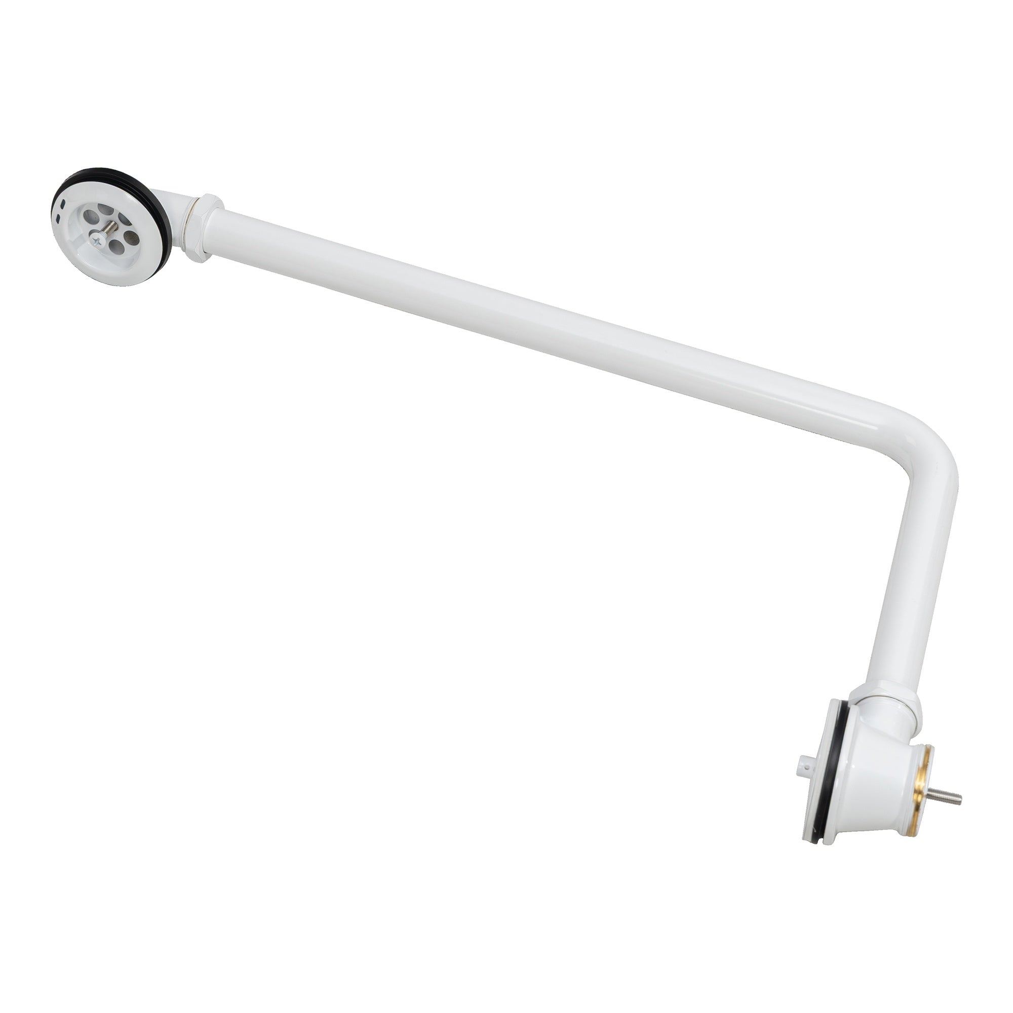 Exposed Metal Overflow Kit,White