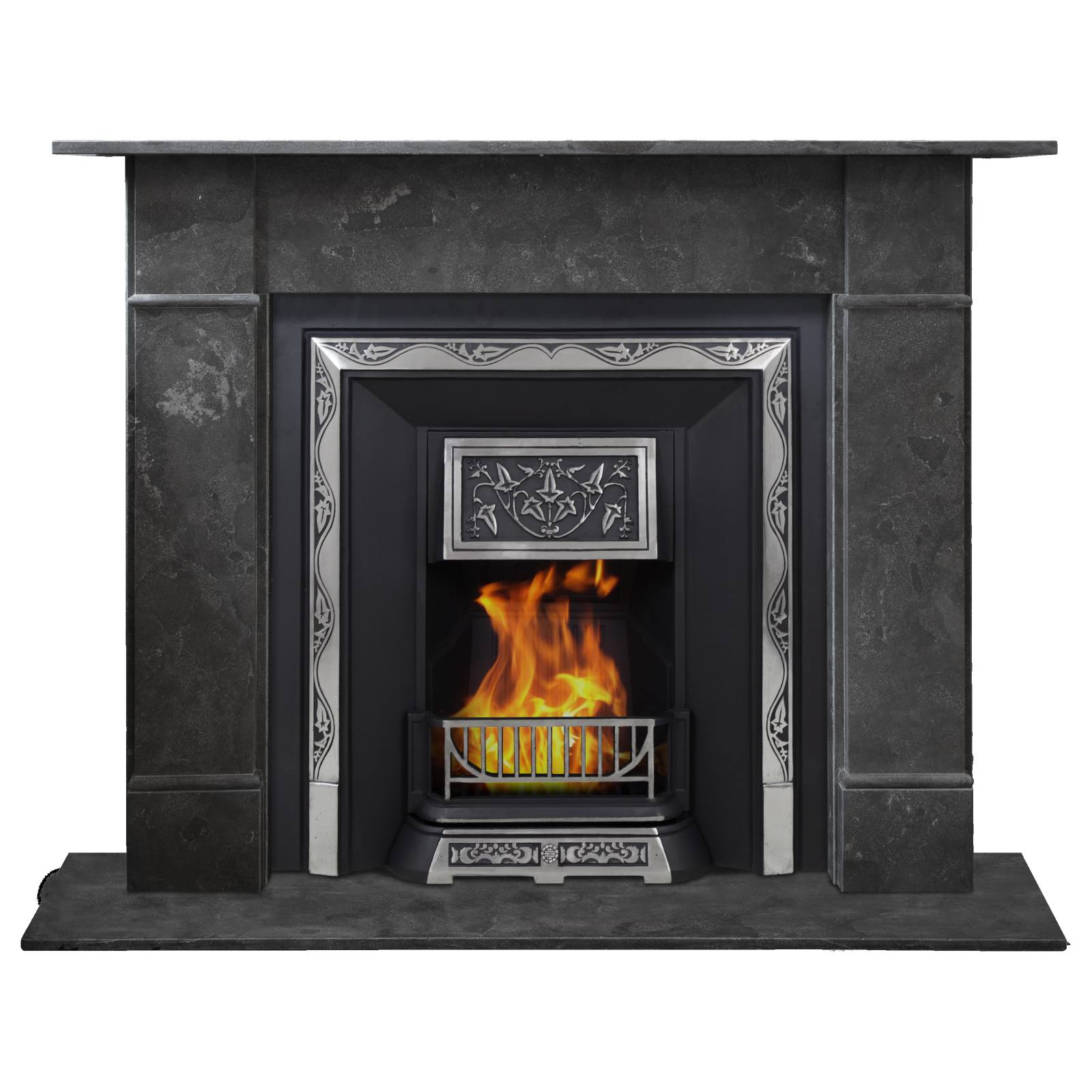 Burford Limestone Mantel, Belgium Black
