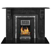 Melbourne Limestone Mantel, Belgium Black Limestone