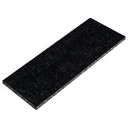 80cm Granite Hearth Backpiece, Absolute Black