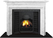 Carlisle Marble Mantel, White