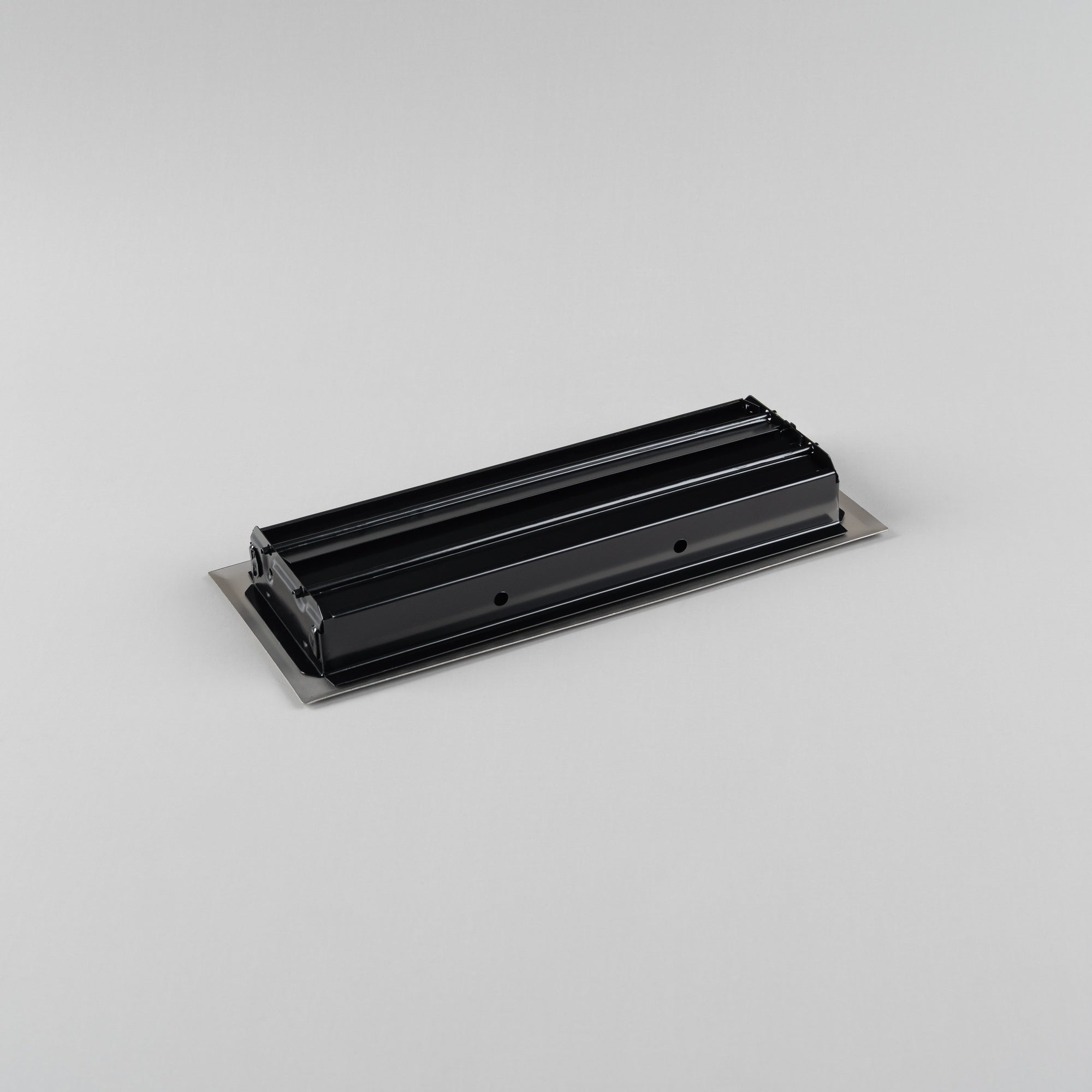 Pressed Steel Floor Register Vent 5 w Damper, Brushed Nickel