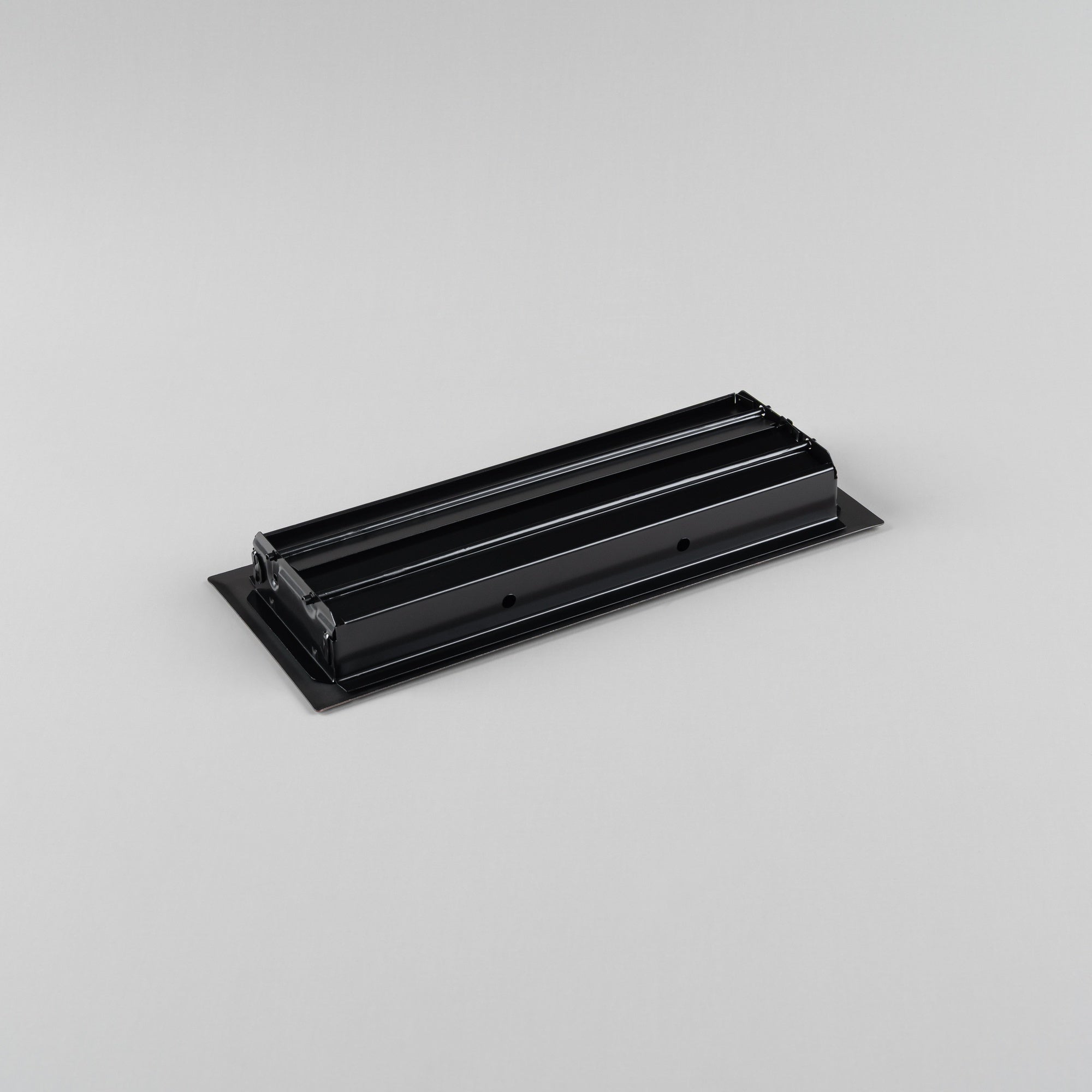 Pressed Steel Floor Register Vent 5 w Damper, Rubbed Bronze