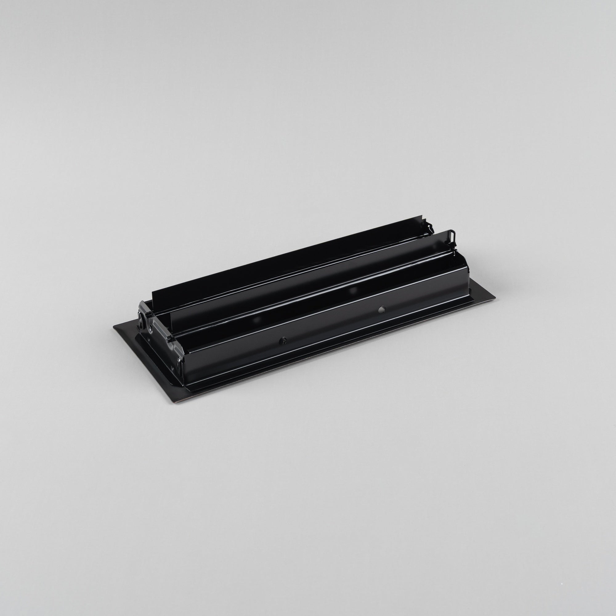 Pressed Steel Floor Register Vent 5 w Damper, Rubbed Bronze