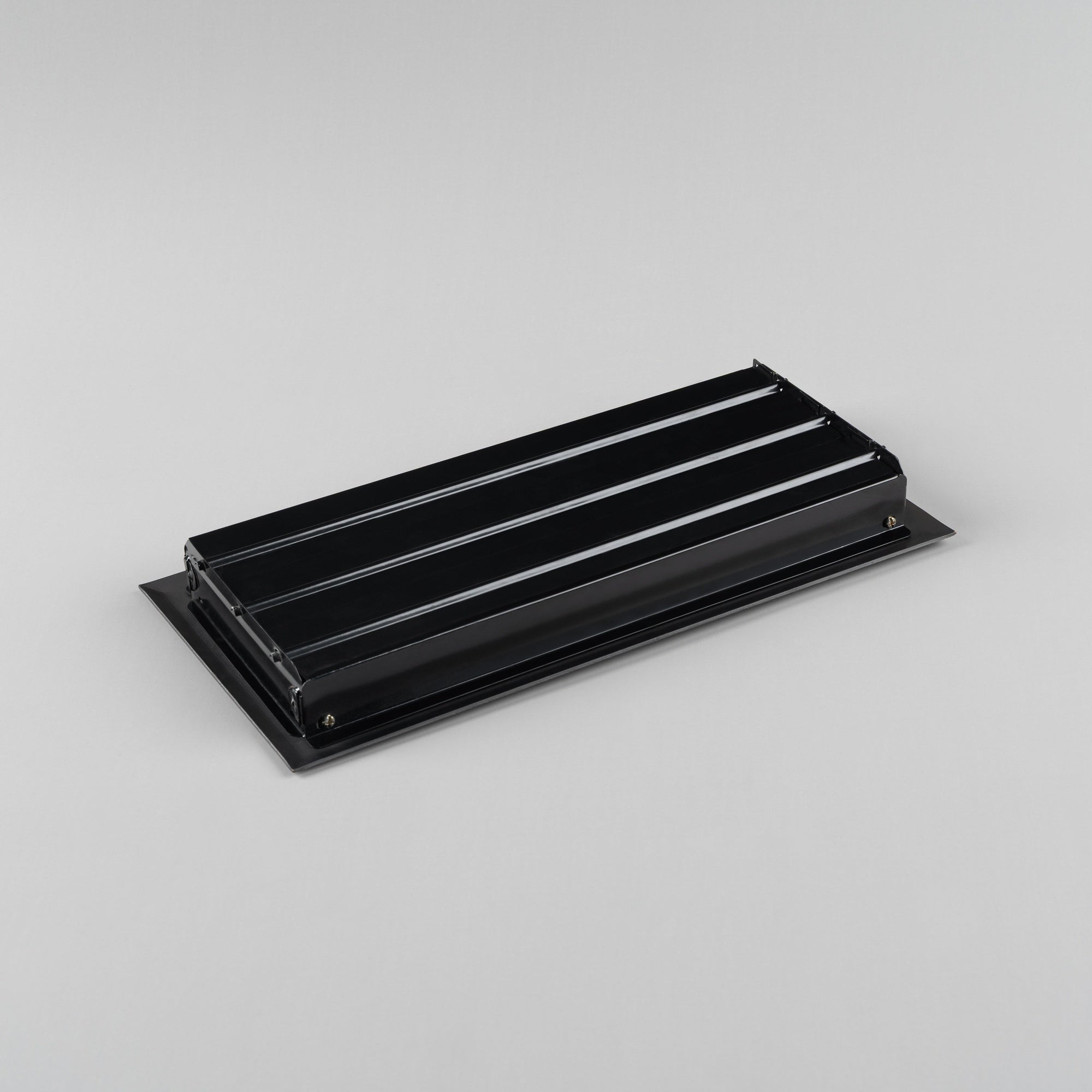 Pressed Steel Floor Register Vent 8B w Damper, Rubbed Bronze